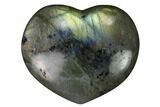 Small Polished Labradorite Hearts - Photo 2